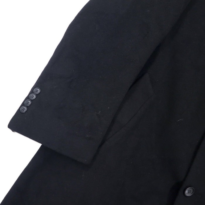 LAUREN RALPH LAUREN チェスターコート XL ブラック ウール ドミニカ共和国製 | Vintage.City 古着屋、古着コーデ情報を発信