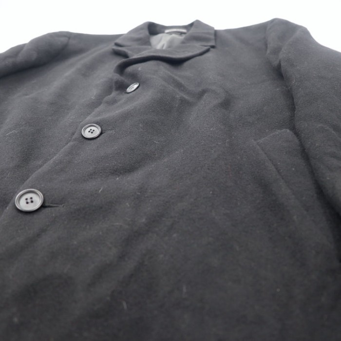 LAUREN RALPH LAUREN チェスターコート XL ブラック ウール ドミニカ共和国製 | Vintage.City 古着屋、古着コーデ情報を発信