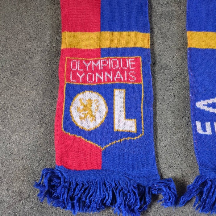Vintage Football Muffler Towel UMBRO Olympique Lyonnais | Vintage.City 빈티지숍, 빈티지 코디 정보