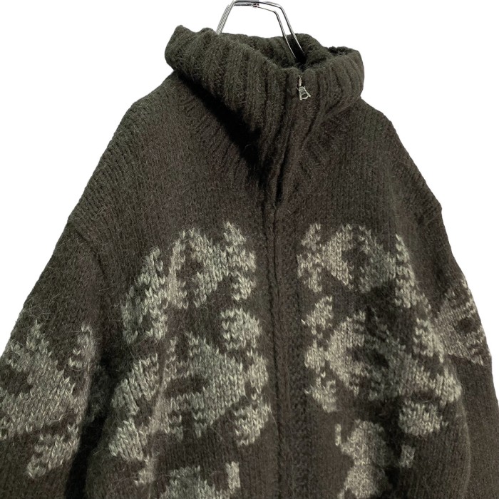 DIESEL 00's zip-up Alpaca blend design knit jacket | Vintage.City 빈티지숍, 빈티지 코디 정보