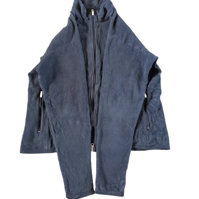00s NIKE Y2K BLACK OUT Fleece Jacket XL | Vintage.City 古着屋、古着コーデ情報を発信