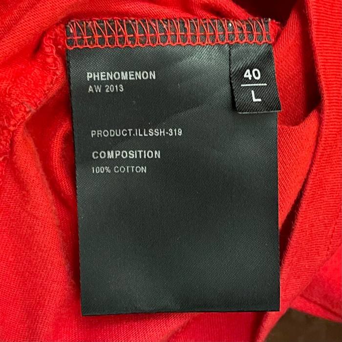 MADE IN JAPAN製 PHENOMENON 2013AWモデル 切り替えTシャツ レッド L/40サイズ | Vintage.City 古着屋、古着コーデ情報を発信