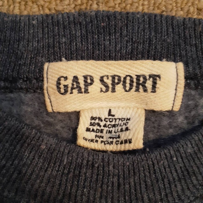 90s OLD GAP SPORT raglan sleeve sweat (made in USA) | Vintage.City 古着屋、古着コーデ情報を発信
