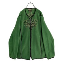 90s Bob mackie Tyrolean design fleece jacket | Vintage.City Vintage Shops, Vintage Fashion Trends