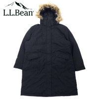 L.L.Bean ダウンコート XL ブラック ナイロン 防水 フード着脱式 ファー着脱式 Women's Ultrawarm Coat 276800 | Vintage.City 古着屋、古着コーデ情報を発信