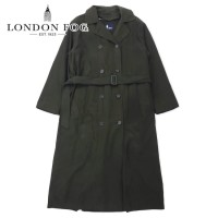 LONDON FOG トレンチコート 10 ブラウン ポリエステル フード着脱式 ライナー着脱式 | Vintage.City 古着屋、古着コーデ情報を発信