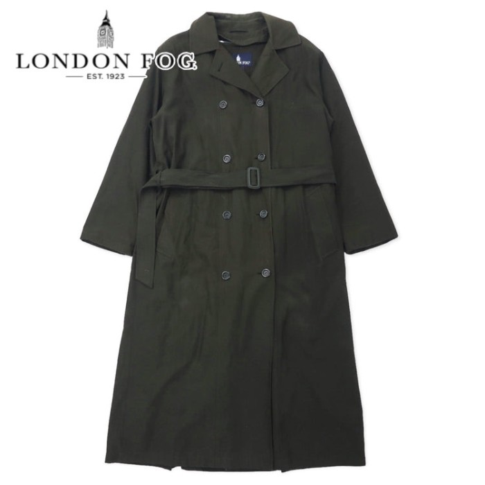 LONDON FOG トレンチコート 10 ブラウン ポリエステル フード着脱式 ライナー着脱式 | Vintage.City 古着屋、古着コーデ情報を発信