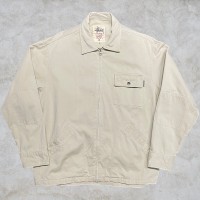 90’s old stussy Cotton Full Zip Jacket | Vintage.City 古着屋、古着コーデ情報を発信