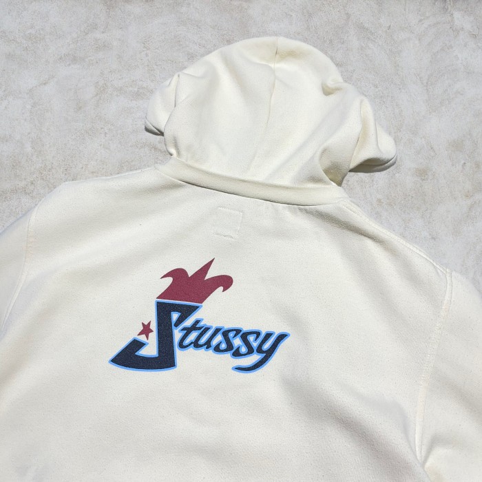 90’s old stussy Logo Hoodie 白タグ | Vintage.City 빈티지숍, 빈티지 코디 정보