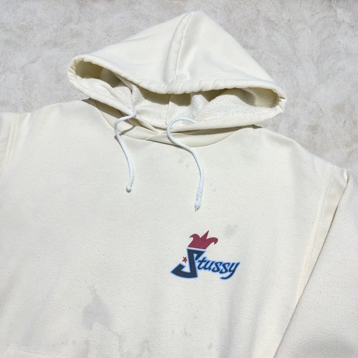 90’s old stussy Logo Hoodie 白タグ | Vintage.City 古着屋、古着コーデ情報を発信