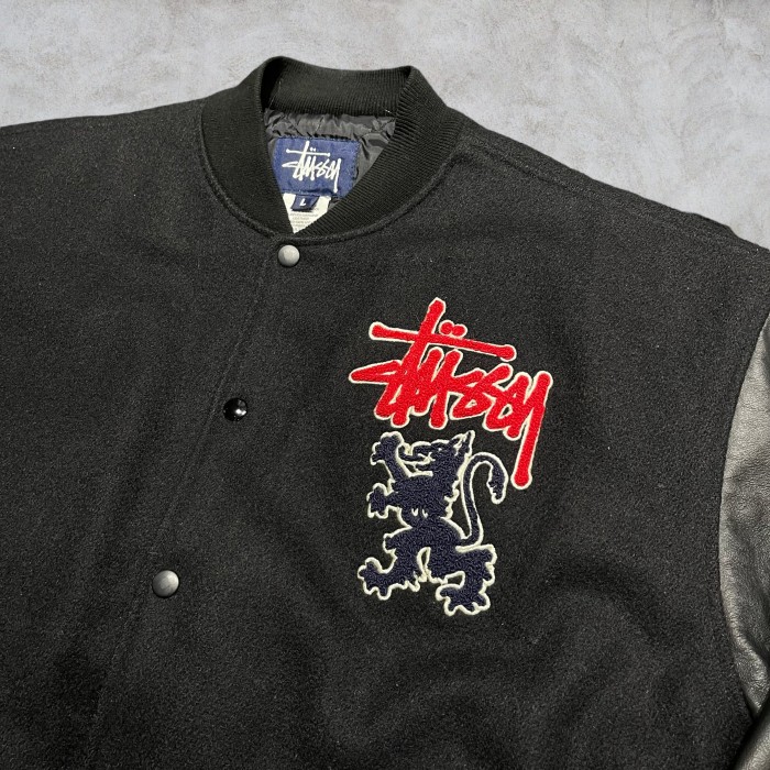 90’s old stussy Dragon Design Varsity Jacket | Vintage.City Vintage Shops, Vintage Fashion Trends