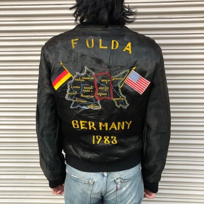希少 80s Germany vintage souvenir jacket ドイツ軍 ヴィンテージ ...