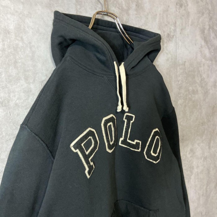 POLO Ralph Lauren big logo hoodie size M 配送A ラルフローレン　かぶり　パイル | Vintage.City 빈티지숍, 빈티지 코디 정보
