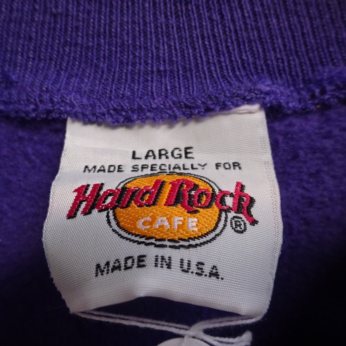 ハードロックカフェ スウェット L パープル USA製 MIAMI プルオーバー 9552 | Vintage.City 古着屋、古着コーデ情報を発信