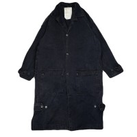 Lsize denim long coat 24012003 デニム ロングコート 無地 | Vintage.City 古着屋、古着コーデ情報を発信