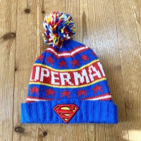 SUPERMAN スーパーマン　ポンポン　ニット帽　古着　アメカジ | Vintage.City 빈티지숍, 빈티지 코디 정보
