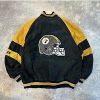 NFL PITTSBURGH STEELERS LEATHER JACKET ピッツバーグ・スティーラーズ　オールレザージャケット | Vintage.City 古着屋、古着コーデ情報を発信
