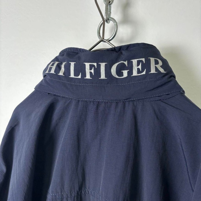 トミーヒルフィガー 袖ロゴ フラッグ ナイロンジャケット 紺 2XL S2001 | Vintage.City 古着屋、古着コーデ情報を発信