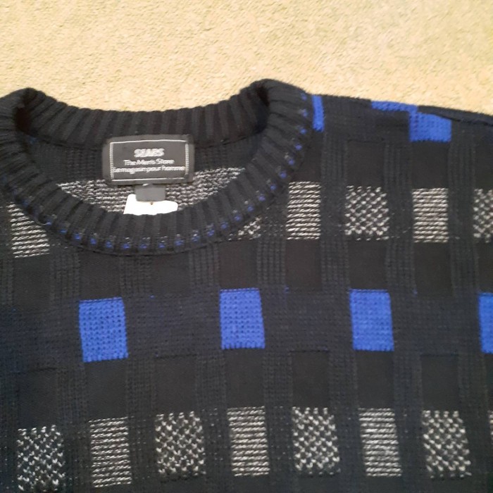 80s SEARS acrylic design knit | Vintage.City 古着屋、古着コーデ情報を発信