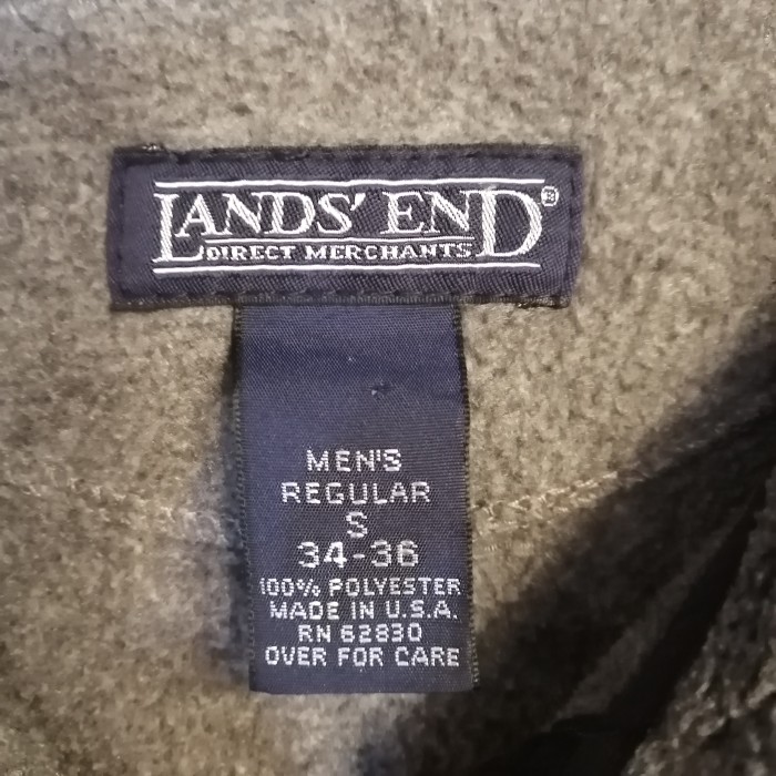 LANDS’END zip up fleece (made in USA) | Vintage.City 빈티지숍, 빈티지 코디 정보
