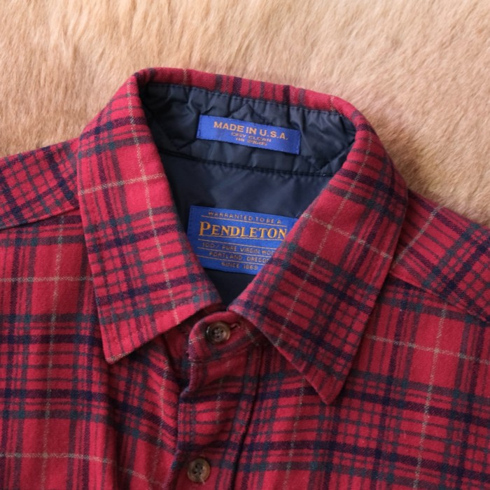アメリカ古着 PENDLETONペンドルトンチェックネルシャツ　レッド | Vintage.City 古着屋、古着コーデ情報を発信