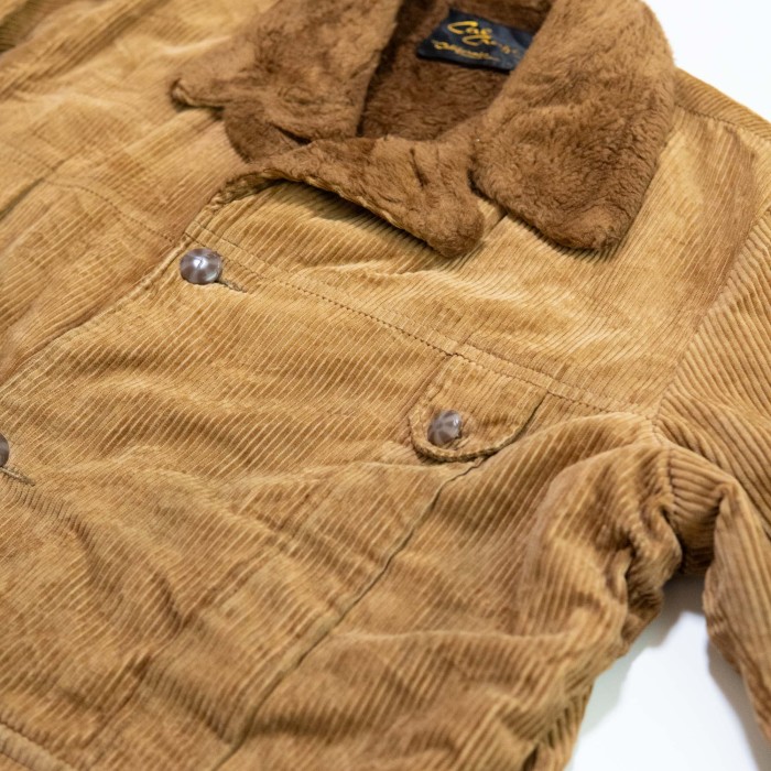 Cal Craft Corduroy Bore Jacket カルクラフト コーデュロイ ボア ジャケット made in USA | Vintage.City 빈티지숍, 빈티지 코디 정보