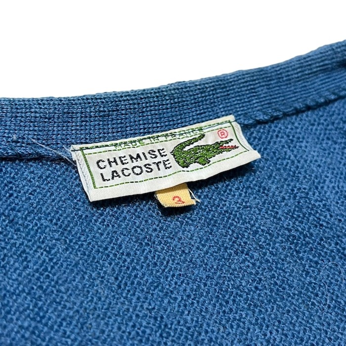 【LACOSTE】1970's アクリルカーディガン MADE IN FRANCE | Vintage.City 古着屋、古着コーデ情報を発信