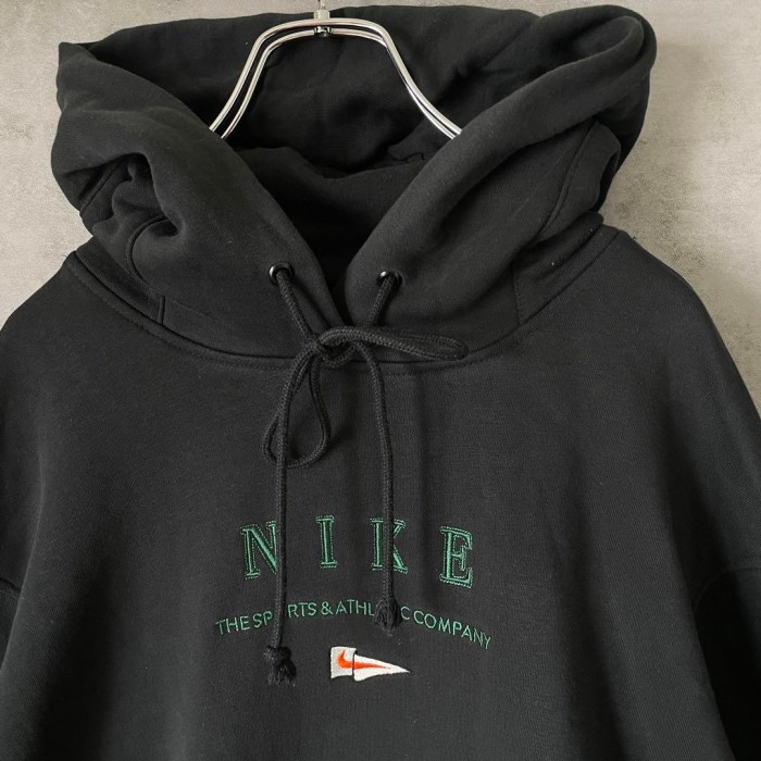 NIKE embroidery hoodie size L　配送B　　ナイキ　刺繍センターロゴ　パーカー | Vintage.City 古着屋、古着コーデ情報を発信