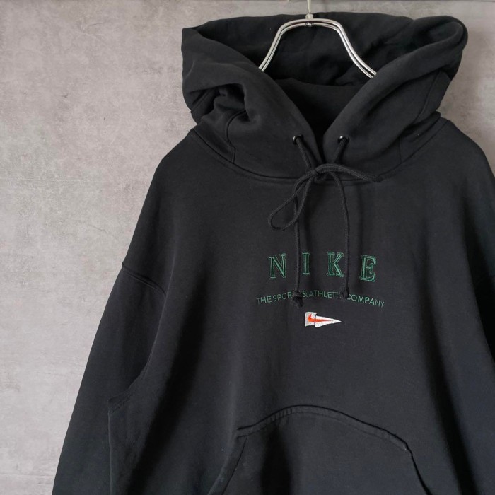 NIKE embroidery hoodie size L　配送B　　ナイキ　刺繍センターロゴ　パーカー | Vintage.City 빈티지숍, 빈티지 코디 정보