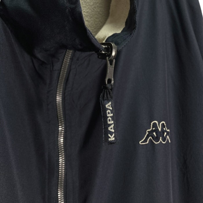 90s Kappa reversible nylon×fleece zip-up jacket | Vintage.City 古着屋、古着コーデ情報を発信