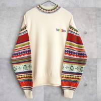 KENZO GOLF  ケンゾーゴルフ　ニット　セーター　90年代　ロゴ刺繡　日本製  Mサイズ | Vintage.City 古着屋、古着コーデ情報を発信