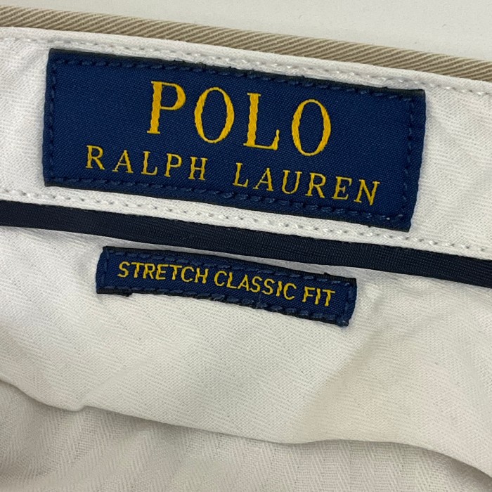 ポロ ラルフローレン Polo Ralph Lauren メンズ W33 チノパン ベージュ 古着 stretch classic fit 【f240119017】 | Vintage.City Vintage Shops, Vintage Fashion Trends