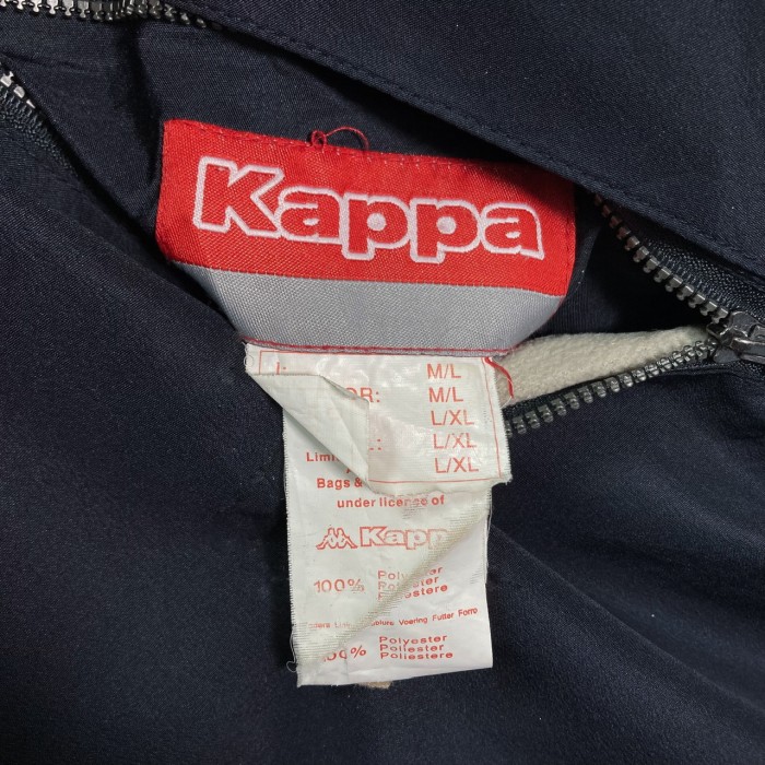 90s Kappa reversible nylon×fleece zip-up jacket | Vintage.City 古着屋、古着コーデ情報を発信