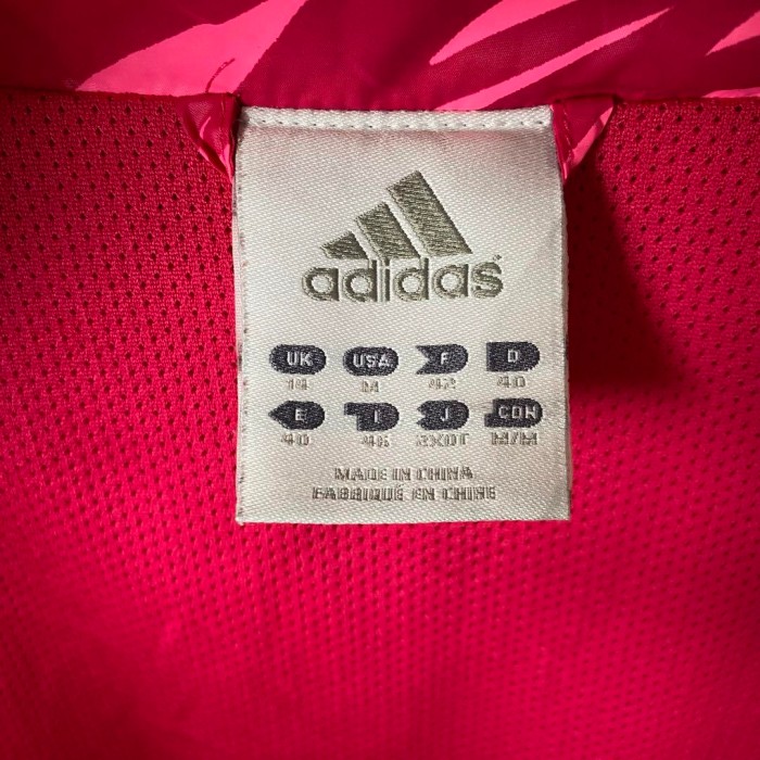 adidas 総柄 迷彩 ナイロンジャケット ピンク M相当 S2201 | Vintage.City 古着屋、古着コーデ情報を発信