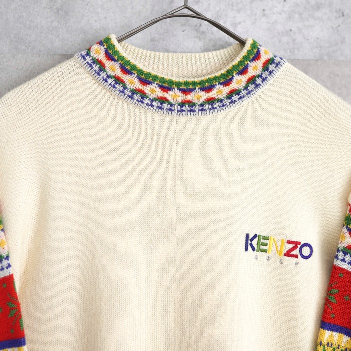 KENZO GOLF  ケンゾーゴルフ　ニット　セーター　90年代　ロゴ刺繡　日本製  Mサイズ | Vintage.City Vintage Shops, Vintage Fashion Trends