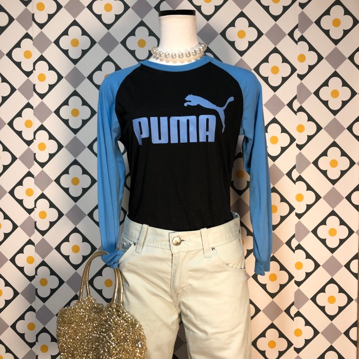 PUMA ロゴプリントラグランTシャツ | Vintage.City Vintage Shops, Vintage Fashion Trends