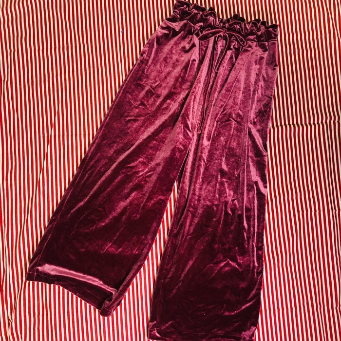Velours Wide Pants | Vintage.City 古着屋、古着コーデ情報を発信