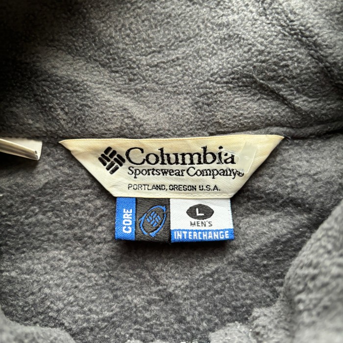 Columbia フリースジャケット　ワンポイント　古着 | Vintage.City 古着屋、古着コーデ情報を発信