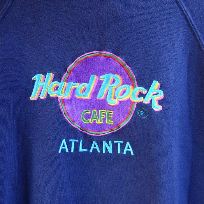 ハードロックカフェ スウェット L ネイビー USA製 ATLANTA 胸ロゴ 9611 | Vintage.City 古着屋、古着コーデ情報を発信