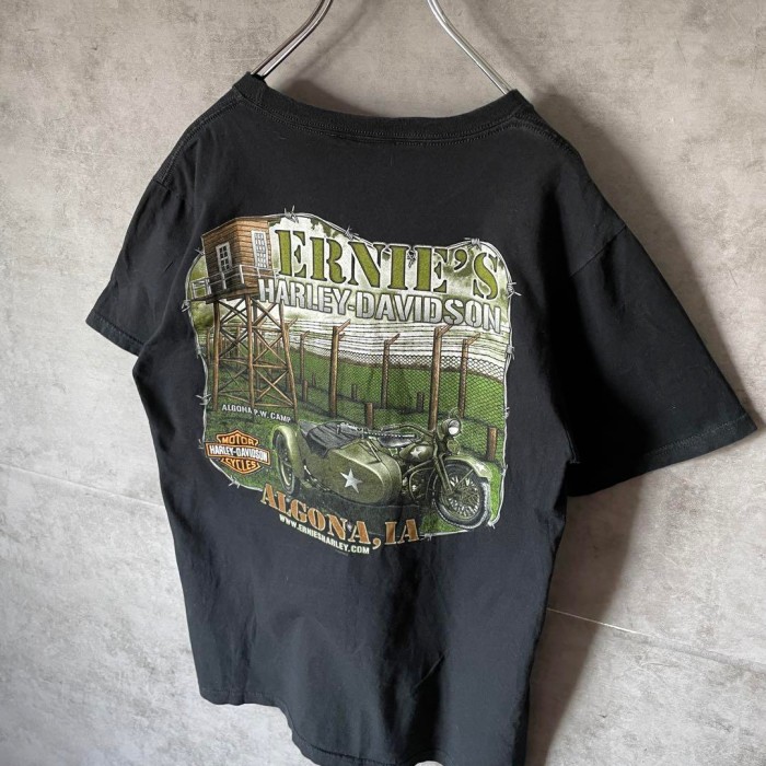 Harley-Davidson ERNIE'S print T-shirt size M 配送B 両面プリントロゴ | Vintage.City 古着屋、古着コーデ情報を発信