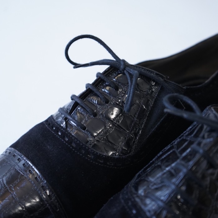glossy python embossed leather dress shoes ドレスシューズ レザーシューズ パイソン 切り替え 光沢 | Vintage.City 빈티지숍, 빈티지 코디 정보