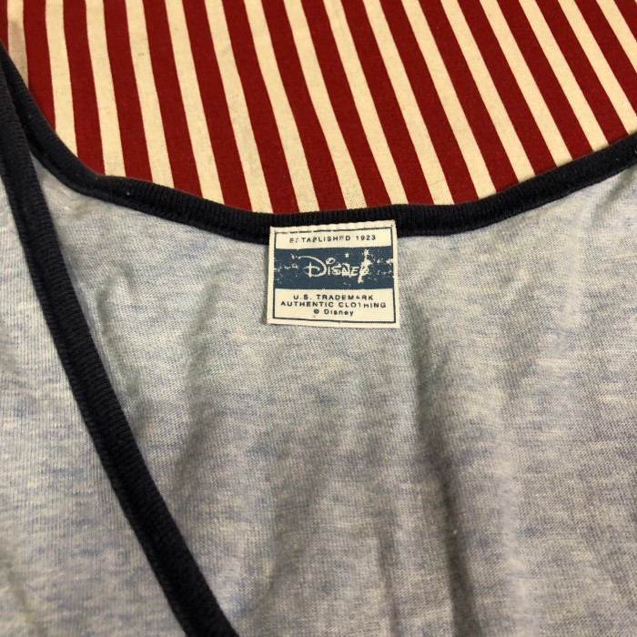 ディズニーミッキーリンガーノースリーブTシャツ | Vintage.City 古着屋、古着コーデ情報を発信