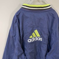 adidas 00's neon nylon pullpver size XL 配送C ネオンカラー　背面ビッグ刺繍ロゴ　ナイロンプルーバー | Vintage.City Vintage Shops, Vintage Fashion Trends