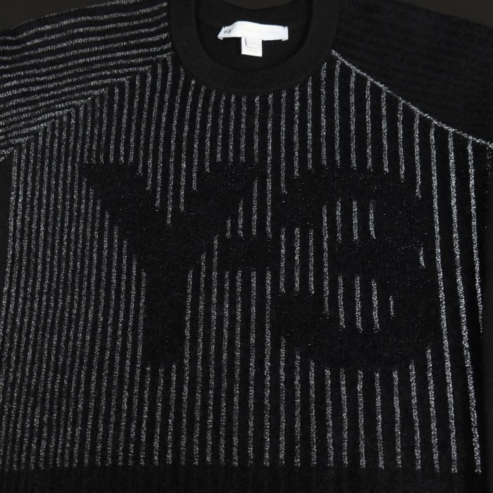 21SS 希少☆Y-3 ワイスリー Yohji Yamamoto adidas ENG ニットトップ セーター ベルギー製 SIZE S ブラック  山本耀司 | Vintage.City 古着屋、古着コーデ情報を発信