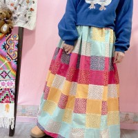 patchwork flower vintage skirt / vol.3 | Vintage.City Vintage Shops, Vintage Fashion Trends