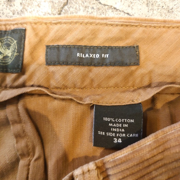 Eddie Bauer no-tuck corduroy pants | Vintage.City 古着屋、古着コーデ情報を発信