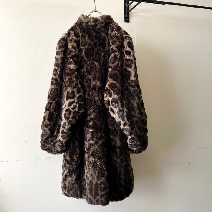 Euro Vintage Leopard Pattern Fur Long Coat (made in France) | Vintage.City 古着屋、古着コーデ情報を発信