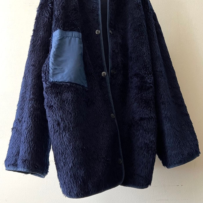 90's French ARMY Lycee Militaile Boa Liner (L) | Vintage.City 古着屋、古着コーデ情報を発信