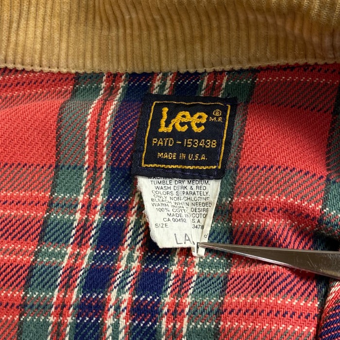【70's】【USA製】 リー L デニムジャケット 襟コーデュロイ | Vintage.City 古着屋、古着コーデ情報を発信