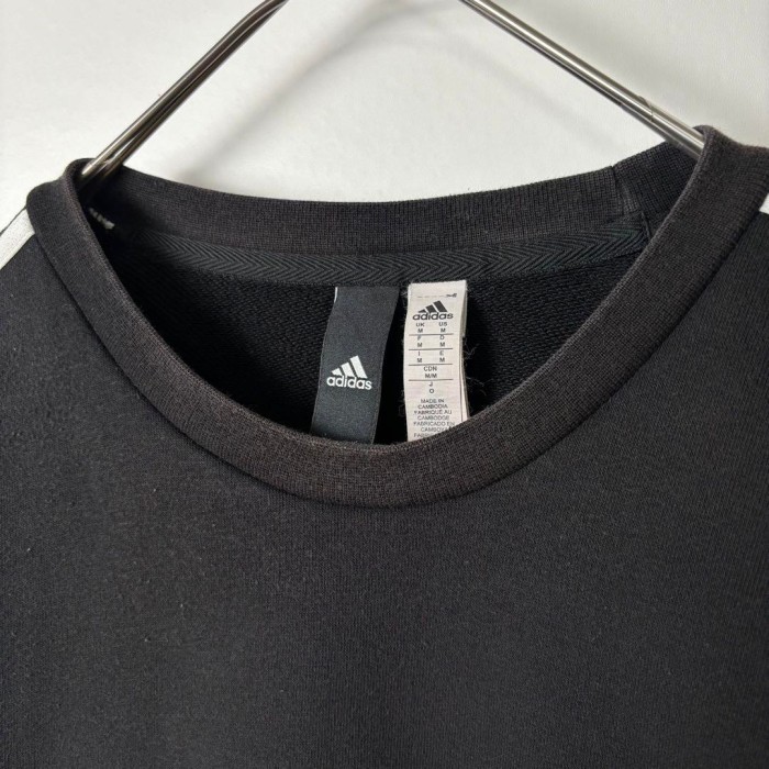 adidas スリーライン 3本ライン スウェット ブラック L S2601 | Vintage.City 古着屋、古着コーデ情報を発信